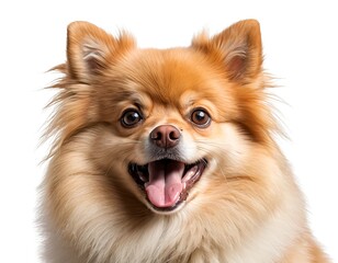 Obraz premium Happy Pomeranian Dog Portrait