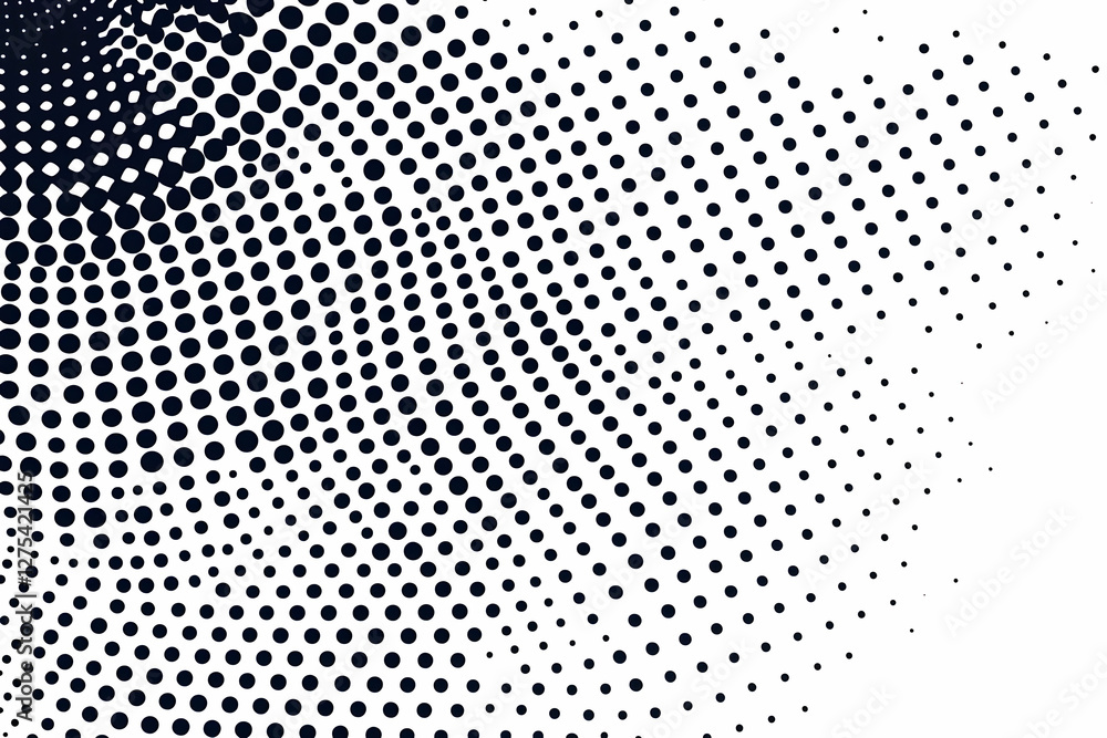 Poster abstract halftone dots background design
