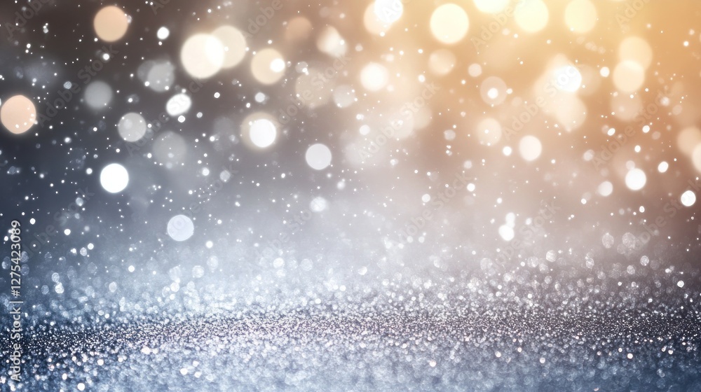 Poster soft bokeh lights creating a dreamy background scene