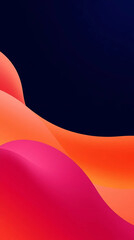 Obraz premium Vibrant Gradient Mobile Phone Wallpaper