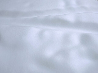 Background of different shapes under fresh snow cover