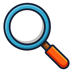 magnifying glass icon design