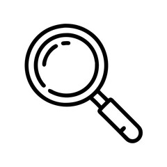 magnifying glass icon design