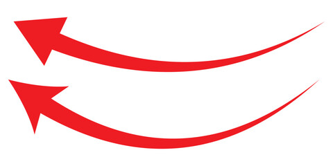 Black arrows set. Curved arrows. Arrow sign. Flat style icons.