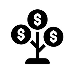 money tree icon design