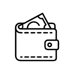 money wallet icon design