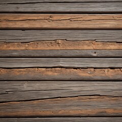 Fototapeta premium Rustic Weathered Wooden Planks Background