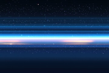 Abstract cosmic landscape with starry night sky