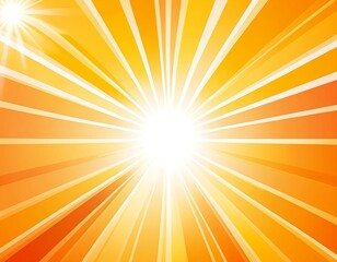 Radiant Sunburst Background