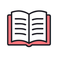 open book icon design