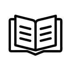 open book icon design