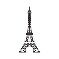 Fototapeta premium Eifel Tower illustration
