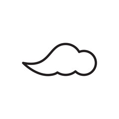 Cloud line icon