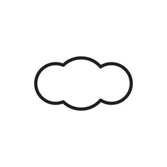 Cloud line icon