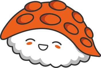 Hand Drawn Sushi Elements, Sushi 