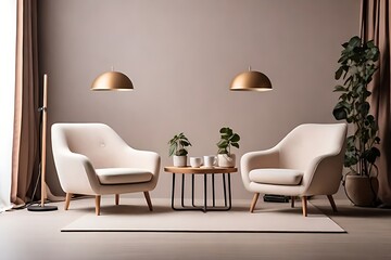 living room interior with sofa