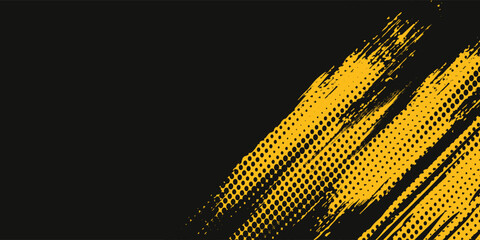 Dots halftone white blue color pattern gradient grunge texture background. Sport style vector yellow background