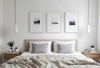 Minimalist Beige Bedroom Interior Design