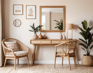 Modern Bohemian Home Office Decor