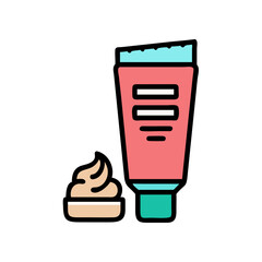 painkiller cream icon design