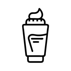painkiller cream icon design