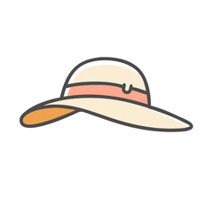 Pamela hat icon design