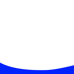 Obraz premium Blue bottom border