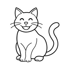 vector illustration of a cat