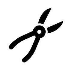 pruning shears icon design