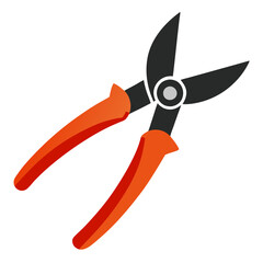 pruning shears icon design