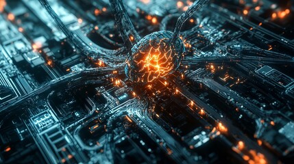  AI Brain Circuit with Quantum Computing and Biotech Integration