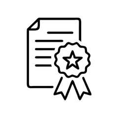 quality certificate icon design