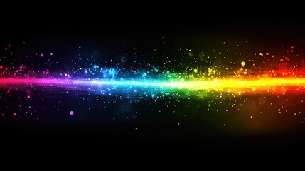 Colorful beams of light dynamically merging, symbolizing collaboration and shared goals, creating a sense of unity and strength