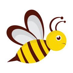 bee animal icon vector illustration