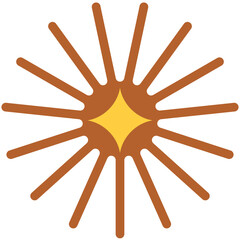 Retro icon nature