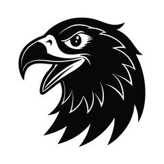 eagle head vector illustration