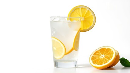 Refreshing Lemonade, Summer Drink, Iced, Cool, Photorealistic