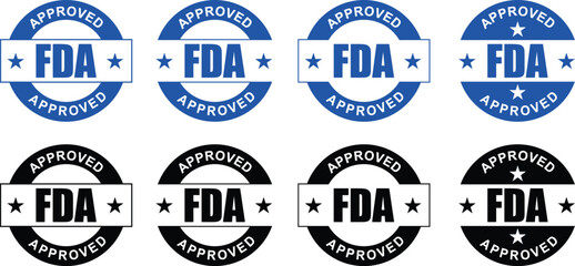 FDA approved stamps set. 