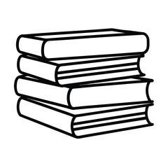 stack of books