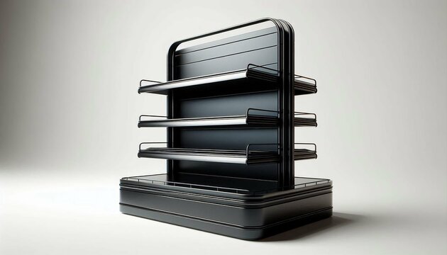 3D PDV wobbler for points of sale and promotion on shelves. Ideal for catalogs, informational and advertising material and media.3d illustration.