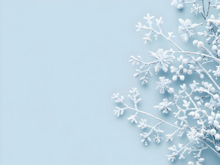 Winter Branches Abstract Background