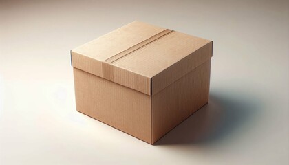 Eco-Friendly Cardboard Packaging Box with Minimalist Design.