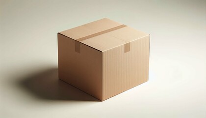 Eco-Friendly Cardboard Packaging Box with Minimalist Design.