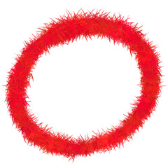 red christmas wreath