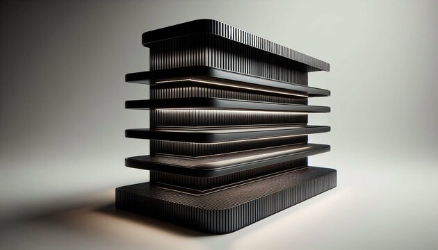 3D PDV wobbler for points of sale and promotion on shelves. Ideal for catalogs, informational and advertising material and media.3d illustration.