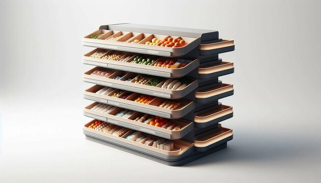 3D PDV wobbler for points of sale and promotion on shelves. Ideal for catalogs, informational and advertising material and media.3d illustration.