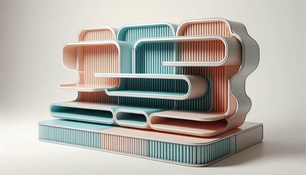 3D PDV wobbler for points of sale and promotion on shelves. Ideal for catalogs, informational and advertising material and media.3d illustration.