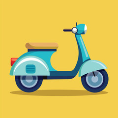 Obraz premium scooter vector