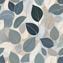 Obraz premium A graphic illustration in a minimalist Scandinavian style with calm, muted tones, reflecting the balance and coziness of lagom and hygge. Simple, harmonious, and nature-inspired.