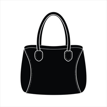 recommend clip art: female bag silhouette, handbag vector, shopping bag vector silhouette